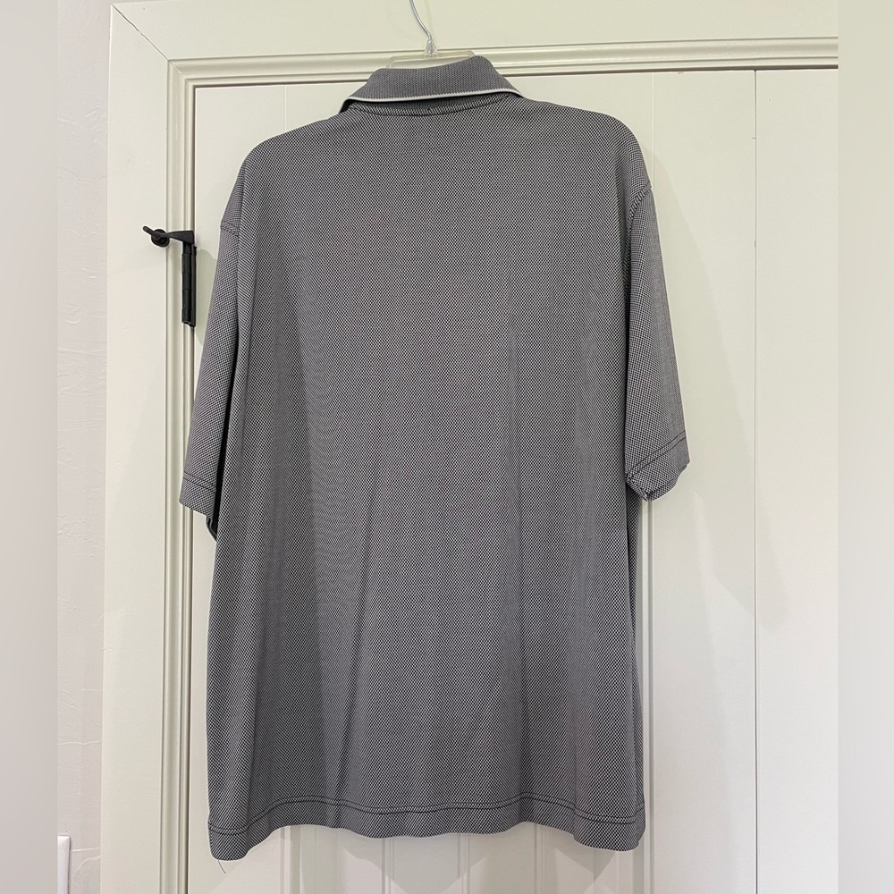Men’s Black & White Polo shirt XL - Picture 3 of 3